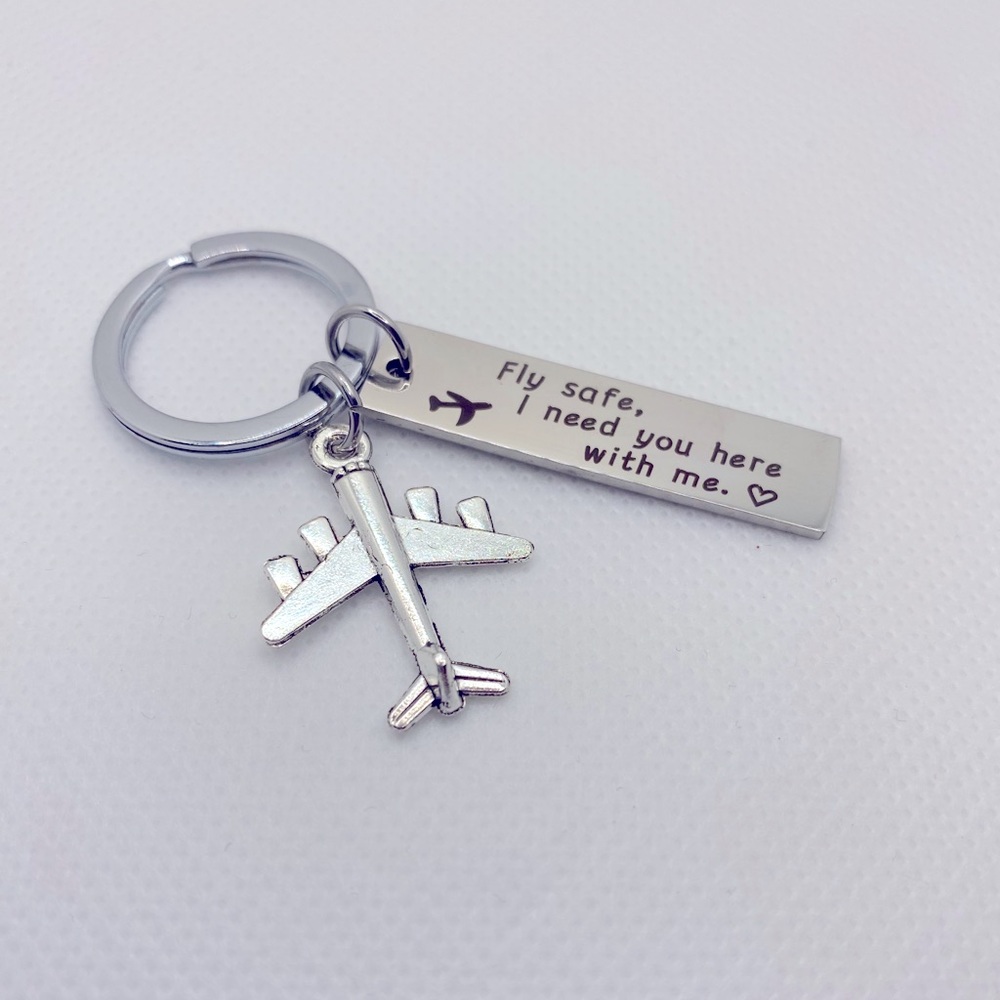 Fly Safe keychain